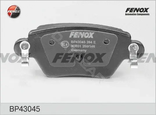 Тормозные колодки FENOX BP43045