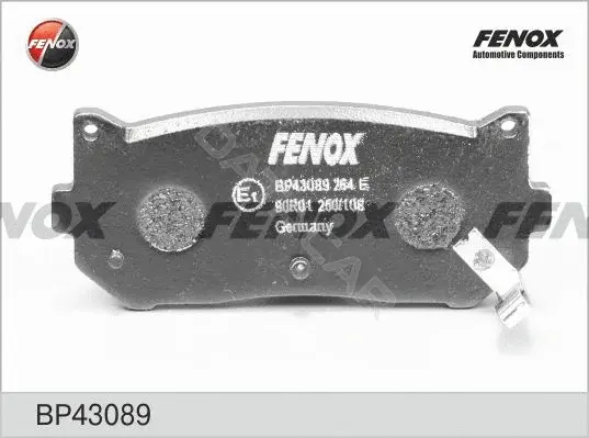 Тормозные колодки FENOX BP43089