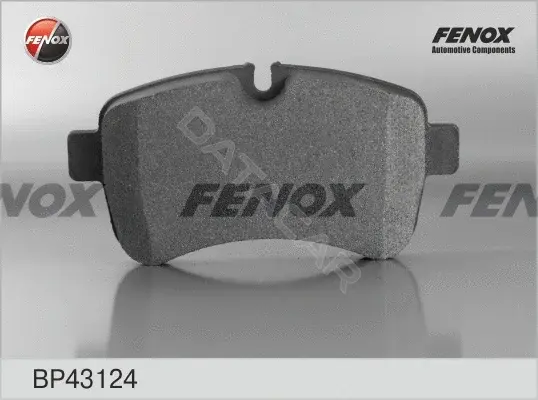 Тормозные колодки FENOX BP43124