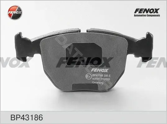 Тормозные колодки FENOX BP43186
