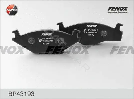 Тормозные колодки FENOX BP43193