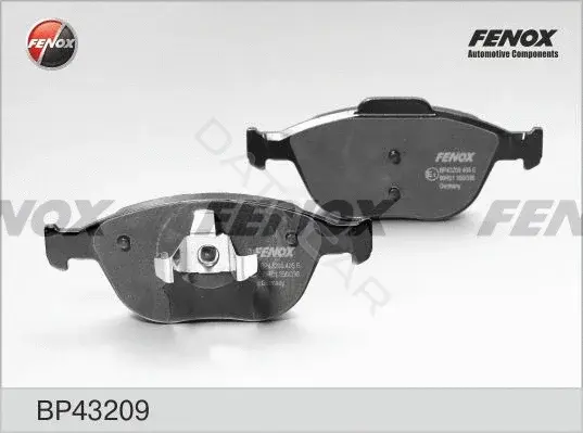 Тормозные колодки FENOX BP43209