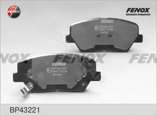 Тормозные колодки FENOX BP43221