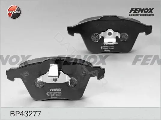 Тормозные колодки FENOX BP43277