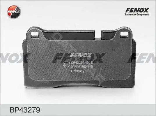 Тормозные колодки FENOX BP43279