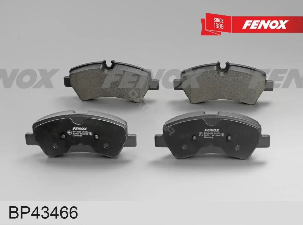 Тормозные колодки FENOX BP43466