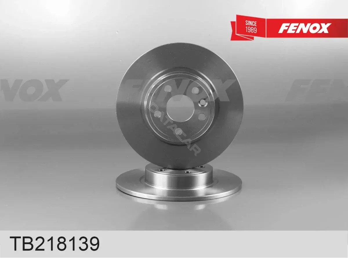Тормозные диски FENOX TB218139
