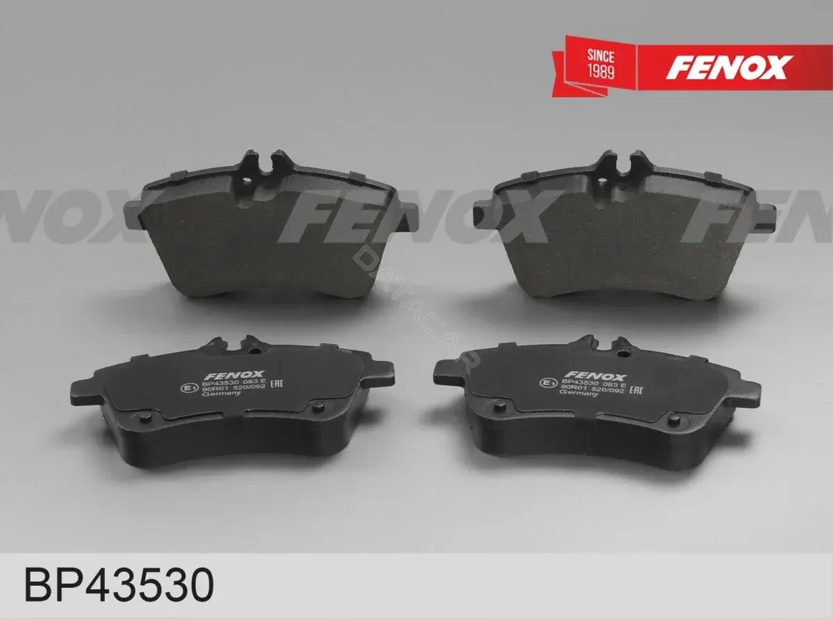 Тормозные колодки FENOX BP43530