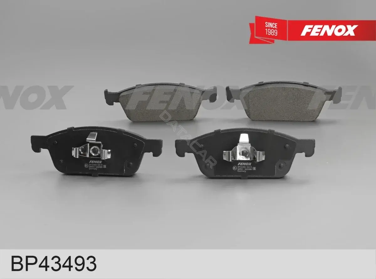 Тормозные колодки FENOX BP43493
