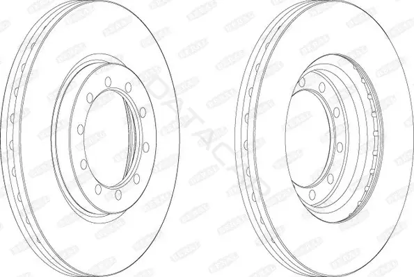 Тормозные диски BERAL BCR182A