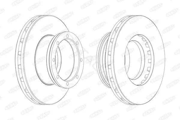 Тормозные диски BERAL BCR190A