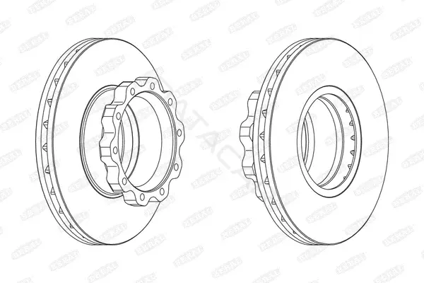 Тормозные диски BERAL BCR215A
