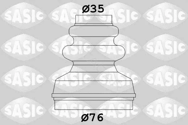 Пыльник шруса SASIC 2873813