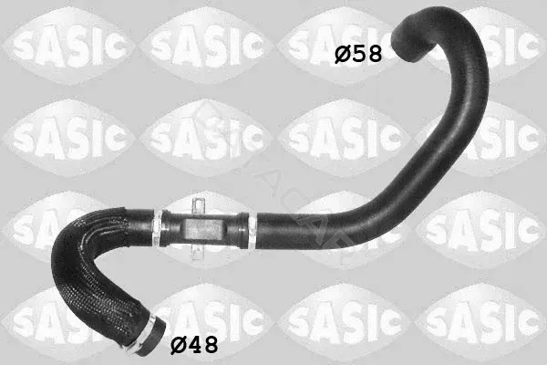 Патрубок интеркулера SASIC 3330034