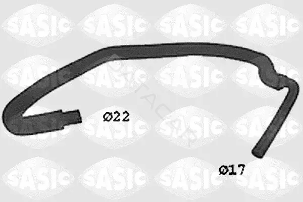 Патрубки системы охлаждения SASIC SWH0461