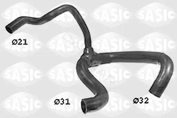 Патрубки системы охлаждения SASIC SWH6658