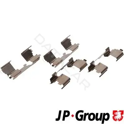 Ремкомплект тормозных колодок JP GROUP 1163651510