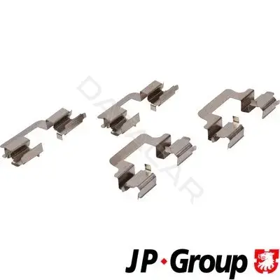 Ремкомплект тормозных колодок JP GROUP 1163750110