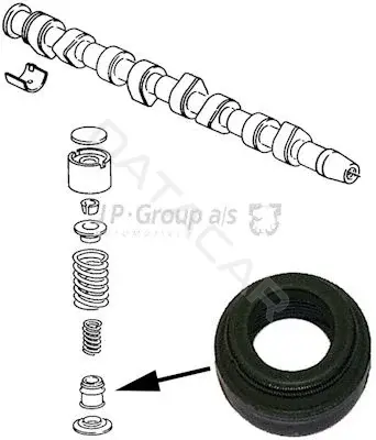 Маслосъемные колпачки JP GROUP 1111352700