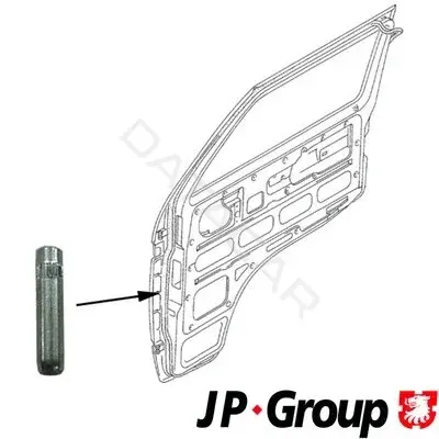 Петля двери JP GROUP 1187450100