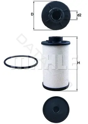 Фильтр масляный акпп KNECHT/MAHLE HX132D