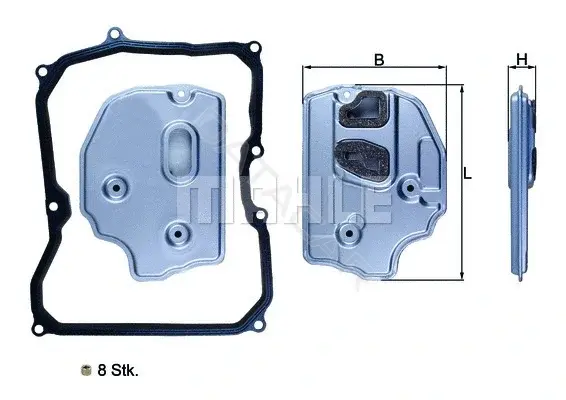 Фильтр масляный акпп KNECHT/MAHLE HX150KIT