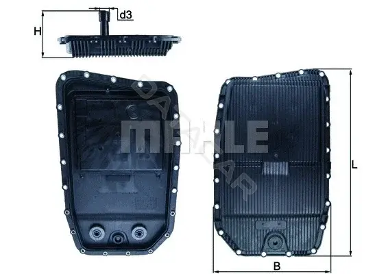 Фильтр масляный акпп KNECHT/MAHLE HX152