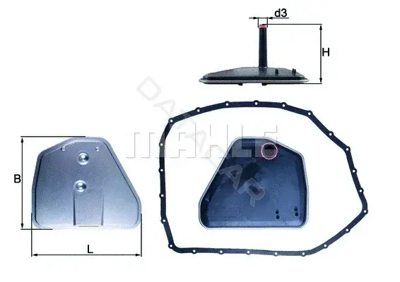 Фильтр масляный акпп KNECHT/MAHLE HX164D