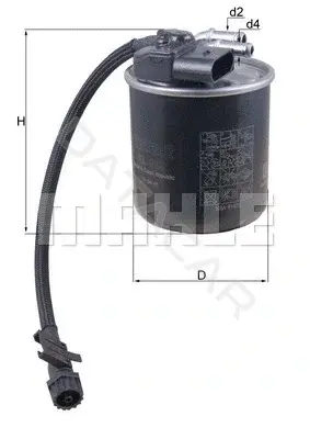 Топливный фильтр KNECHT/MAHLE KL912