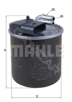 Топливный фильтр KNECHT/MAHLE KL914
