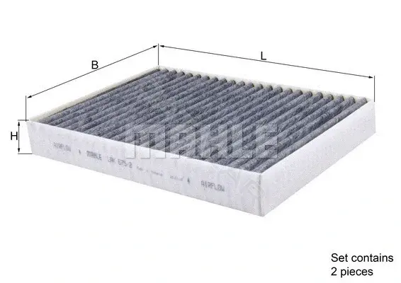 Фильтр салонный KNECHT/MAHLE LAK675/2/S