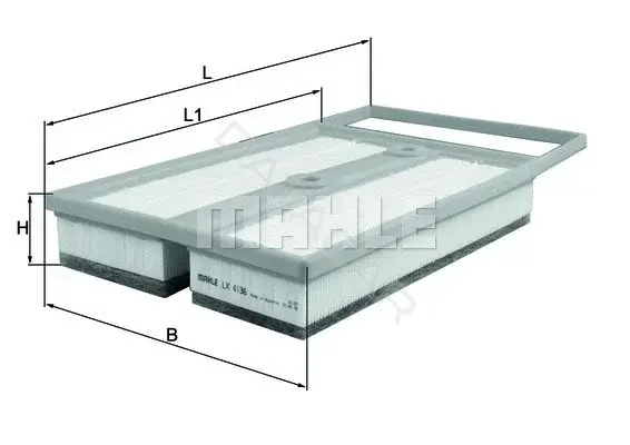 Воздушный фильтр KNECHT/MAHLE LX4136