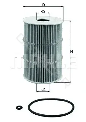 Масляный фильтр KNECHT/MAHLE OX378D