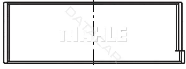 Вкладыши шатунные KNECHT/MAHLE 061PL20085000