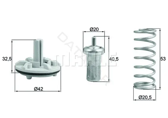 Термостат KNECHT/MAHLE TX18380D