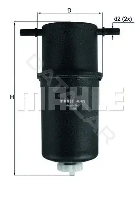 Топливный фильтр KNECHT/MAHLE KL873