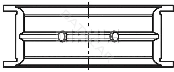 Вкладыши коренные KNECHT/MAHLE 001FL19809000