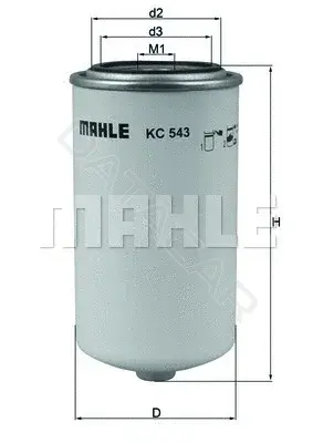 Топливный фильтр KNECHT/MAHLE KC543