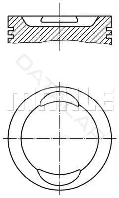 Поршень двигателя KNECHT/MAHLE 0094102