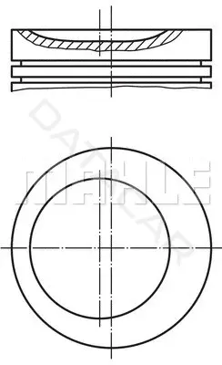 Поршень двигателя KNECHT/MAHLE 0116200