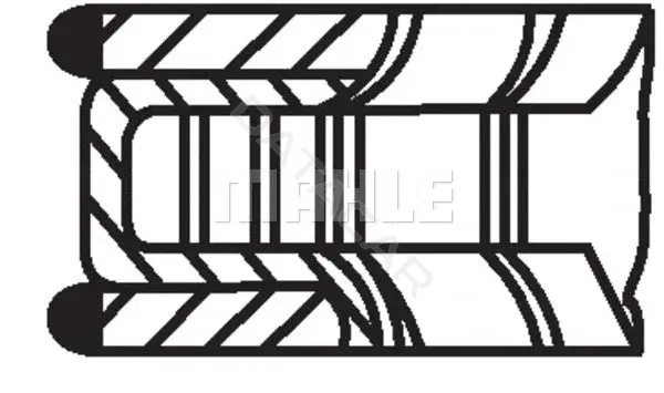 Кольца поршневые KNECHT/MAHLE 03474N3