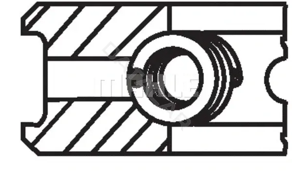 Кольца поршневые KNECHT/MAHLE 04018N0