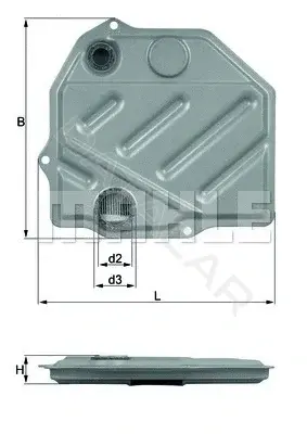 Фильтр масляный акпп KNECHT/MAHLE HX46