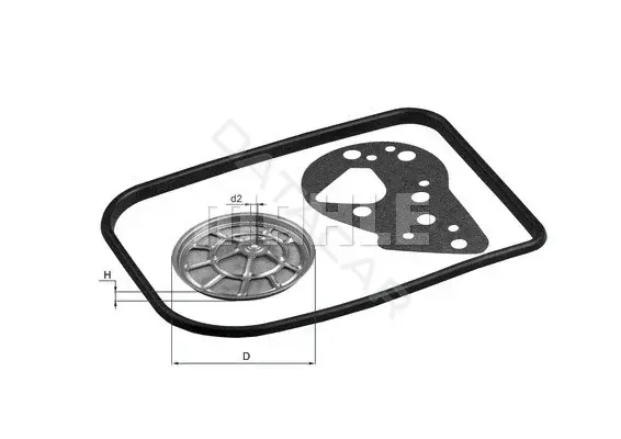 Фильтр масляный акпп KNECHT/MAHLE HX82D