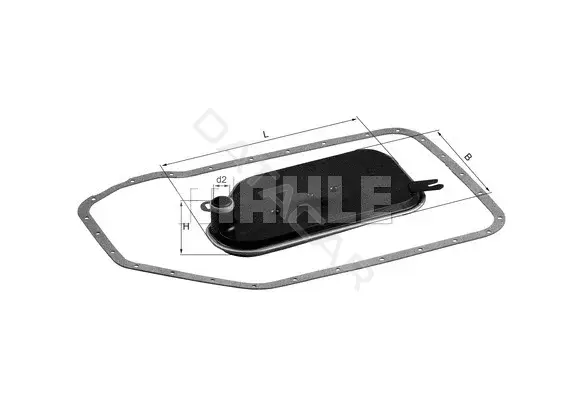 Фильтр масляный акпп KNECHT/MAHLE HX84D