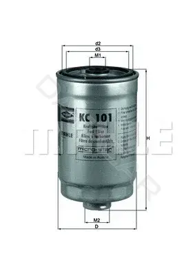 Топливный фильтр KNECHT/MAHLE KC101