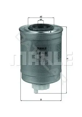 Топливный фильтр KNECHT/MAHLE KC109