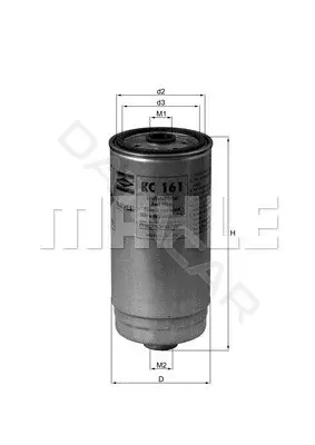 Топливный фильтр KNECHT/MAHLE KC161