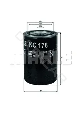 Топливный фильтр KNECHT/MAHLE KC178