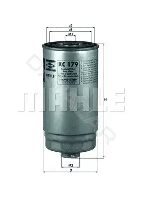 Топливный фильтр KNECHT/MAHLE KC179